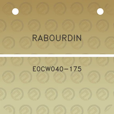 rabourdin-e0cw040-175