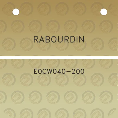 rabourdin-e0cw040-200