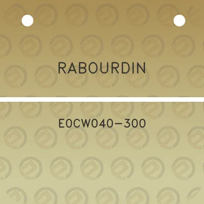 rabourdin-e0cw040-300