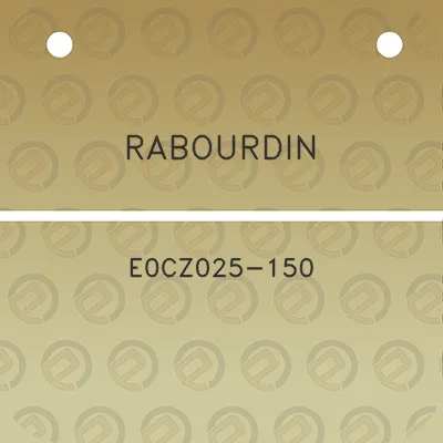 rabourdin-e0cz025-150