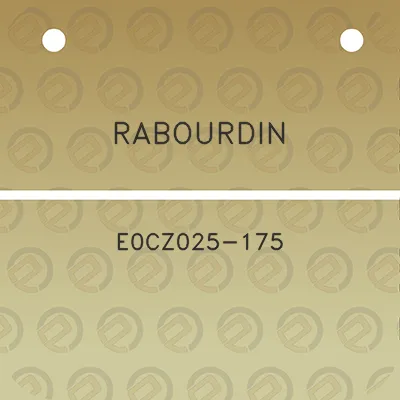 rabourdin-e0cz025-175