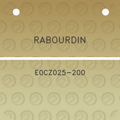 rabourdin-e0cz025-200