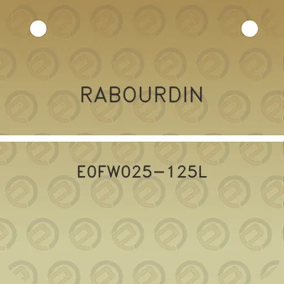 rabourdin-e0fw025-125l