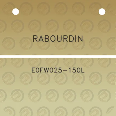 rabourdin-e0fw025-150l