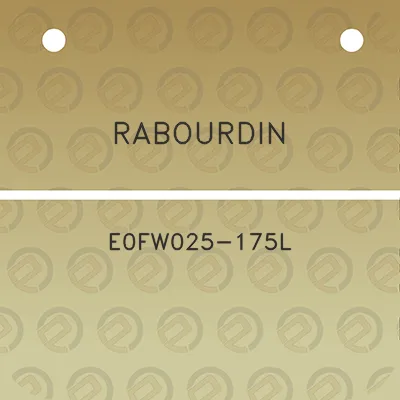 rabourdin-e0fw025-175l