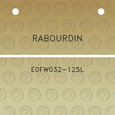 rabourdin-e0fw032-125l