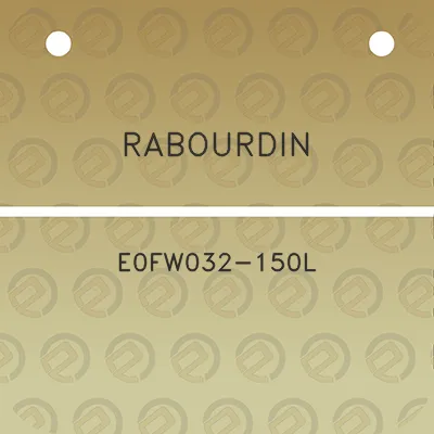 rabourdin-e0fw032-150l