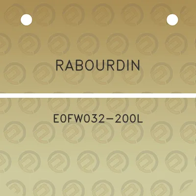 rabourdin-e0fw032-200l