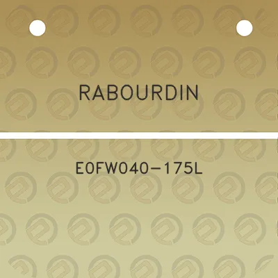 rabourdin-e0fw040-175l