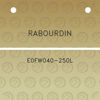 rabourdin-e0fw040-250l