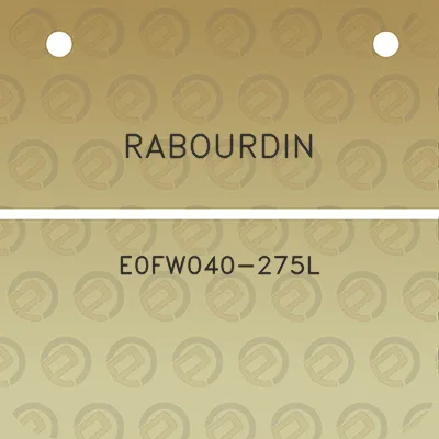 rabourdin-e0fw040-275l