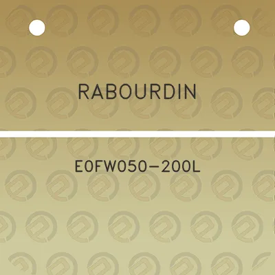 rabourdin-e0fw050-200l