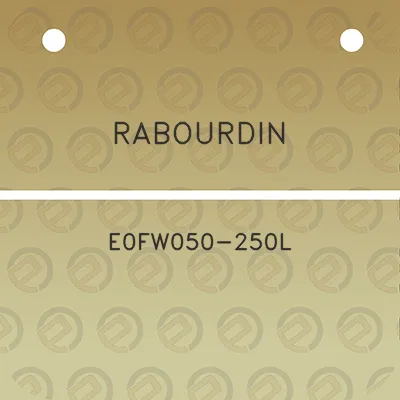 rabourdin-e0fw050-250l