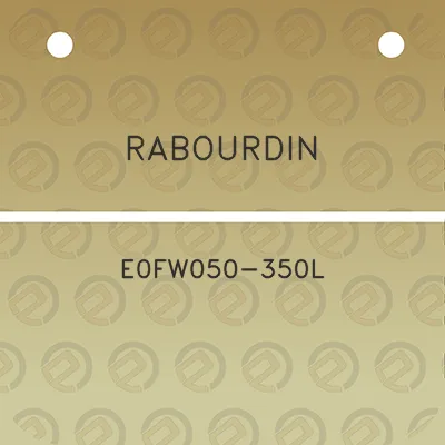 rabourdin-e0fw050-350l