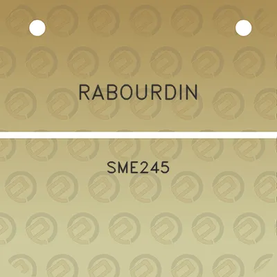 rabourdin-sme245