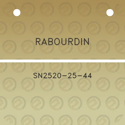 rabourdin-sn2520-25-44