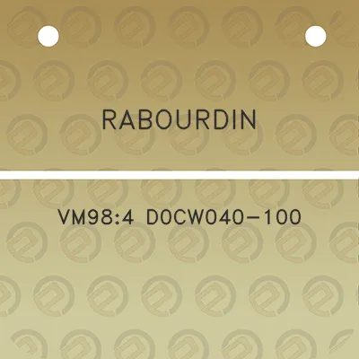 rabourdin-vm984-d0cw040-100