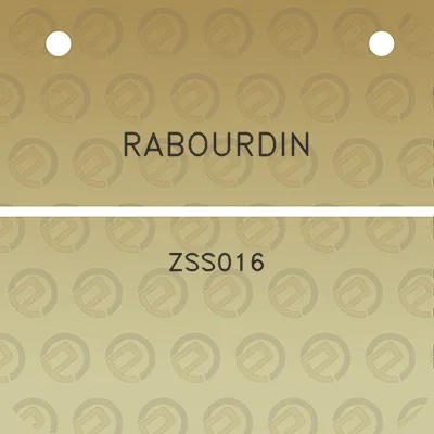 rabourdin-zss016