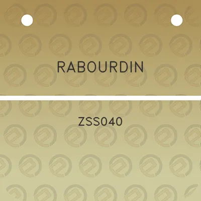 rabourdin-zss040