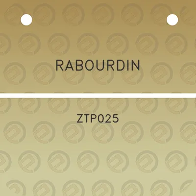 rabourdin-ztp025