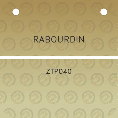 rabourdin-ztp040