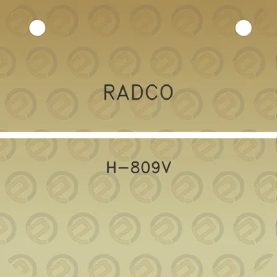 radco-h-809v