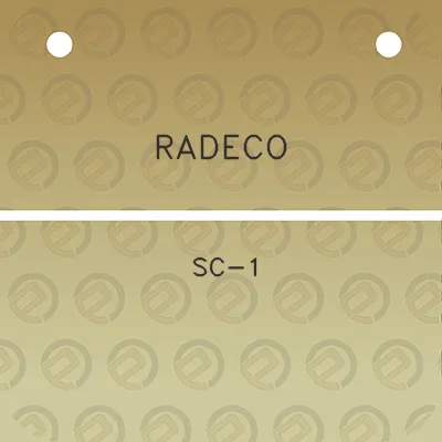 radeco-sc-1