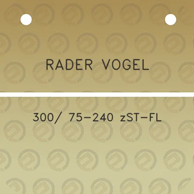 rader-vogel-300-75-240-zst-fl