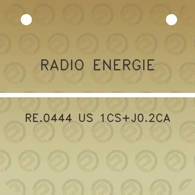 radio-energie-re0444-us-1csj02ca