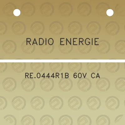 radio-energie-re0444r1b-60v-ca