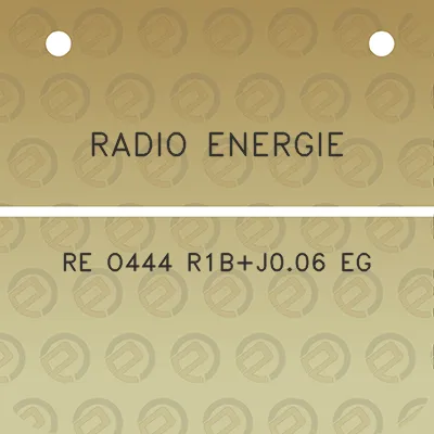 radio-energie-re-o444-r1bj006-eg