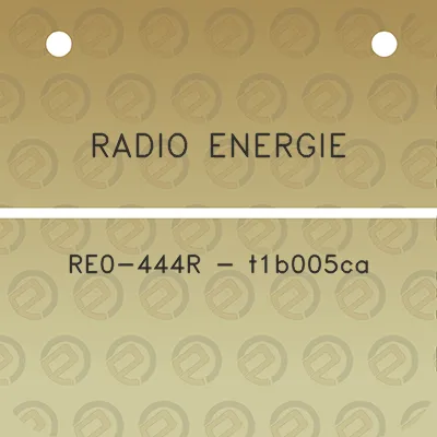 radio-energie-re0-444r-t1b005ca