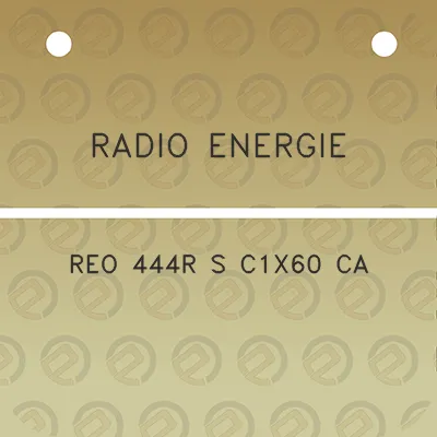 radio-energie-reo-444r-s-c1x60-ca