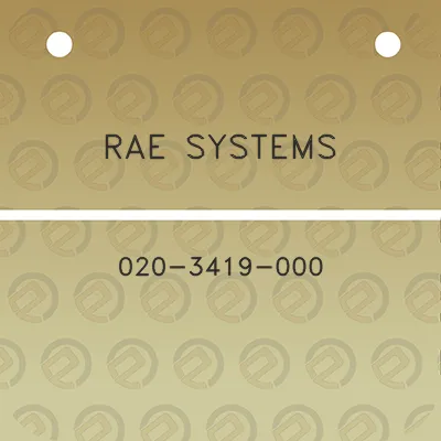 rae-systems-020-3419-000