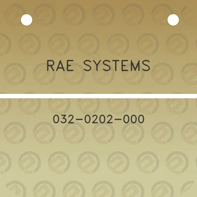 rae-systems-032-0202-000