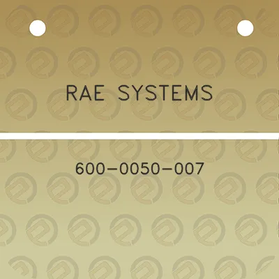 rae-systems-600-0050-007