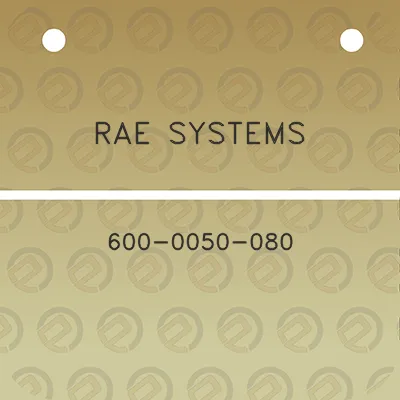 rae-systems-600-0050-080