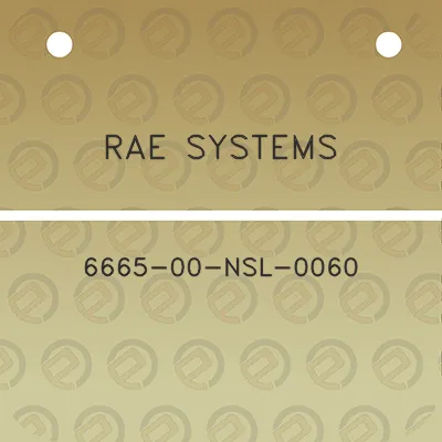 rae-systems-6665-00-nsl-0060