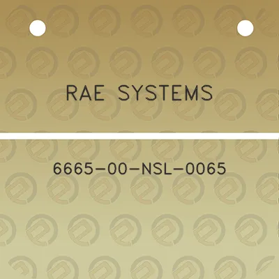 rae-systems-6665-00-nsl-0065