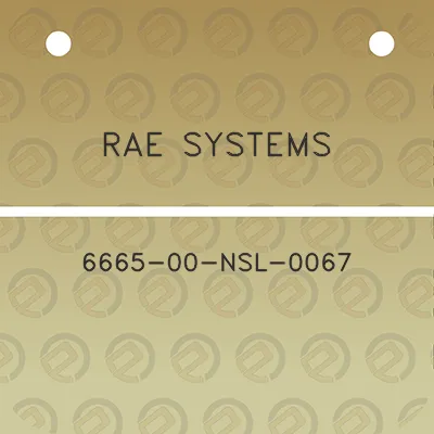 rae-systems-6665-00-nsl-0067