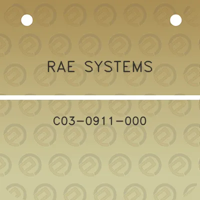 rae-systems-c03-0911-000