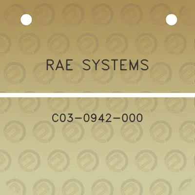 rae-systems-c03-0942-000