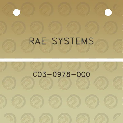 rae-systems-c03-0978-000