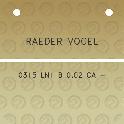 raeder-vogel-0315-ln1-b-002-ca