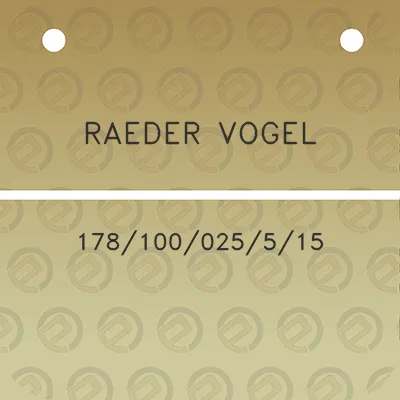 raeder-vogel-178100025515