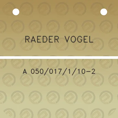 raeder-vogel-a-050017110-2