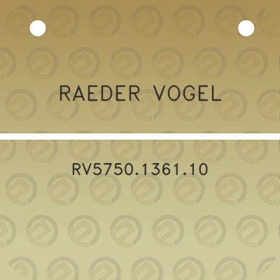 raeder-vogel-rv5750136110