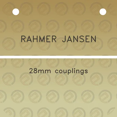 rahmer-jansen-28mm-couplings