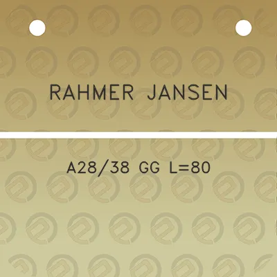 rahmer-jansen-a2838-gg-l80