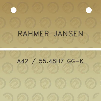 rahmer-jansen-a42-5548h7-gg-k